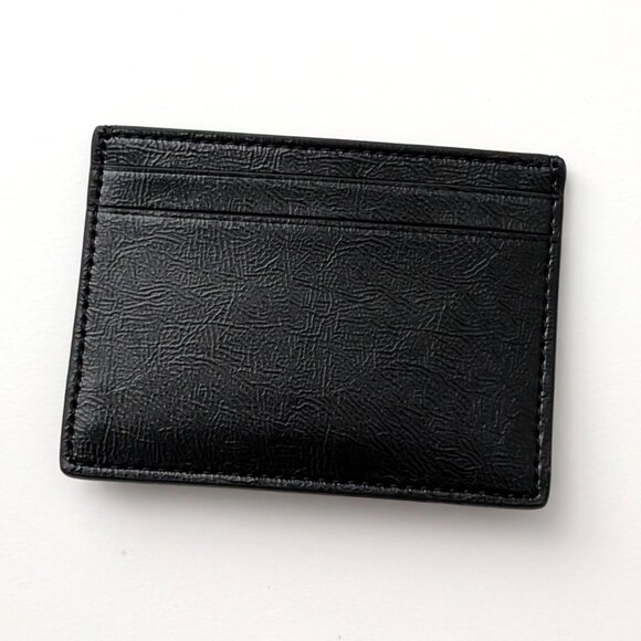 NWT kate spade Bridget Crinkle Patent Small Slim Card Holder, Black - Picture 3 of 5